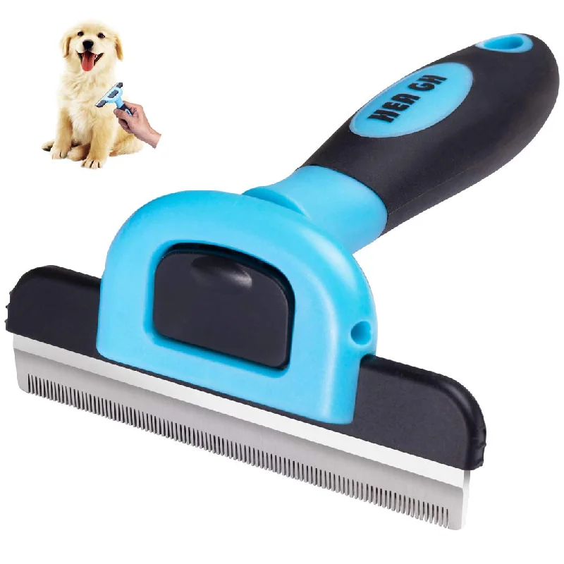 MY06-DESHELDING PET COMB 16X7.5CM