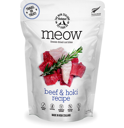 New Zealand Pet Food Co. Meow Treats Beef & Hoki