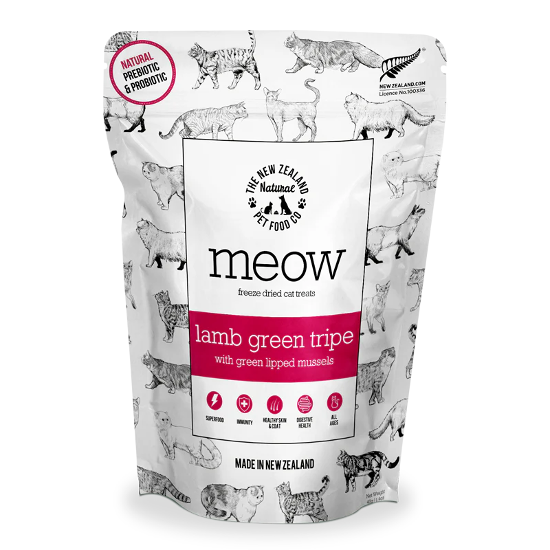 New Zealand Pet Food Co. Meow Treats Lamb Green Tripe