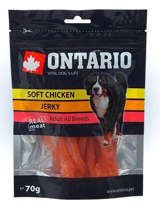 ONTARIO Dog, trakice piletina, mekana poslastica, 70g