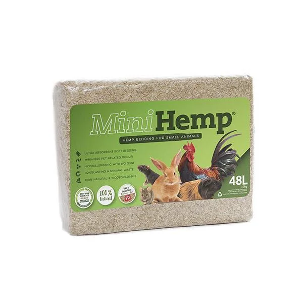 OzHemp Mini Hemp Small Animal Bedding 48L