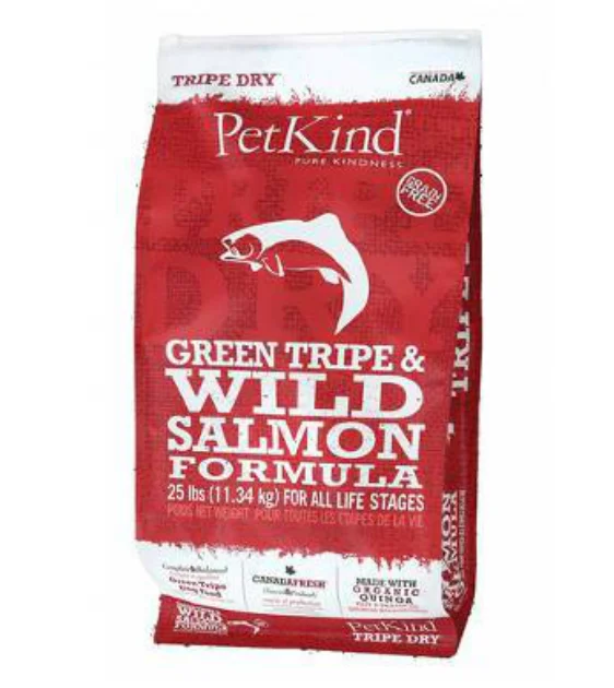 PetKind Grain Free Dry Dog Food (Green Tripe & Wild Salmon)