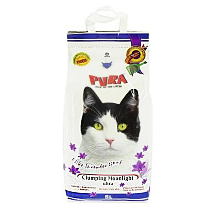 Pura Moonlight Clumping Ultra Lavender Scented Clay Cat Litter