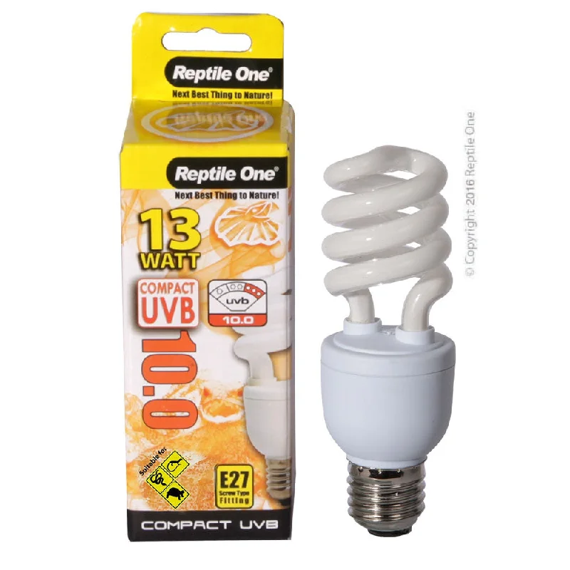 Reptile One Compact E27 UVB 13W 10.0 Light Bulb