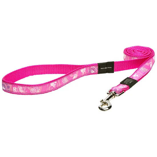 Rogz Pink Paw Lead HL01-CA - SMALL