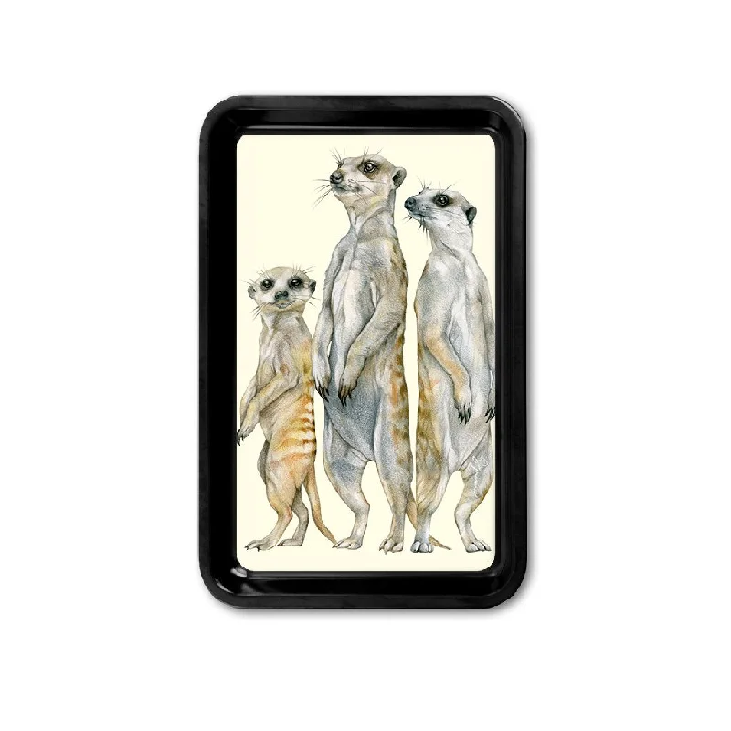 [TRY-535] Meerkat Family Retro Tray