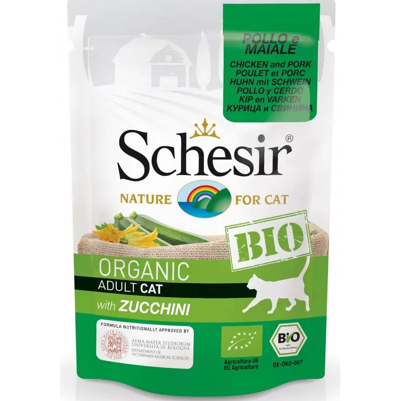 SCHESIR BIO piletina, svinjetina i tikvica, 85g -40%