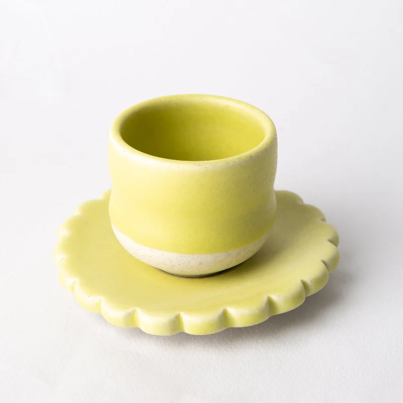 Spresso Cup + Saucer Set in Zest