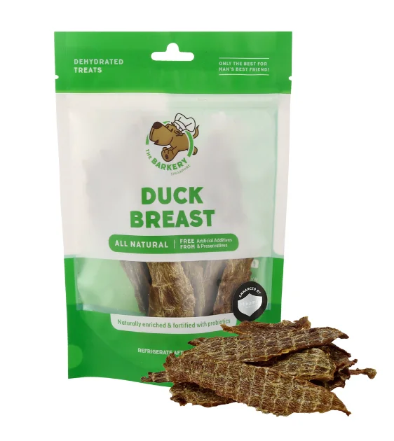 The Barkery Dehydrated Duck Breast Dog Treats