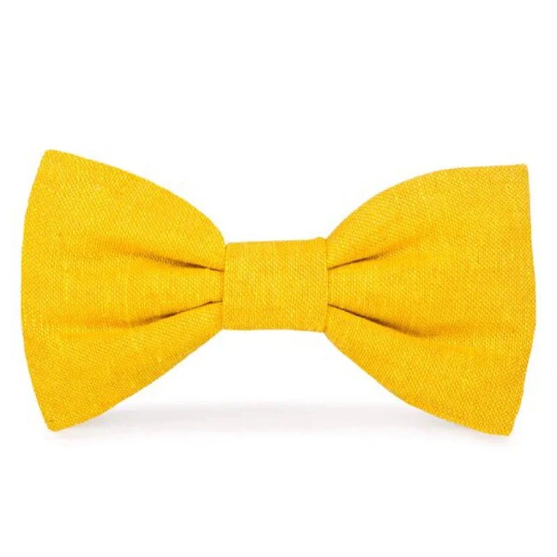 The Foggy Dog Sunflower Yellow Dog Bowtie