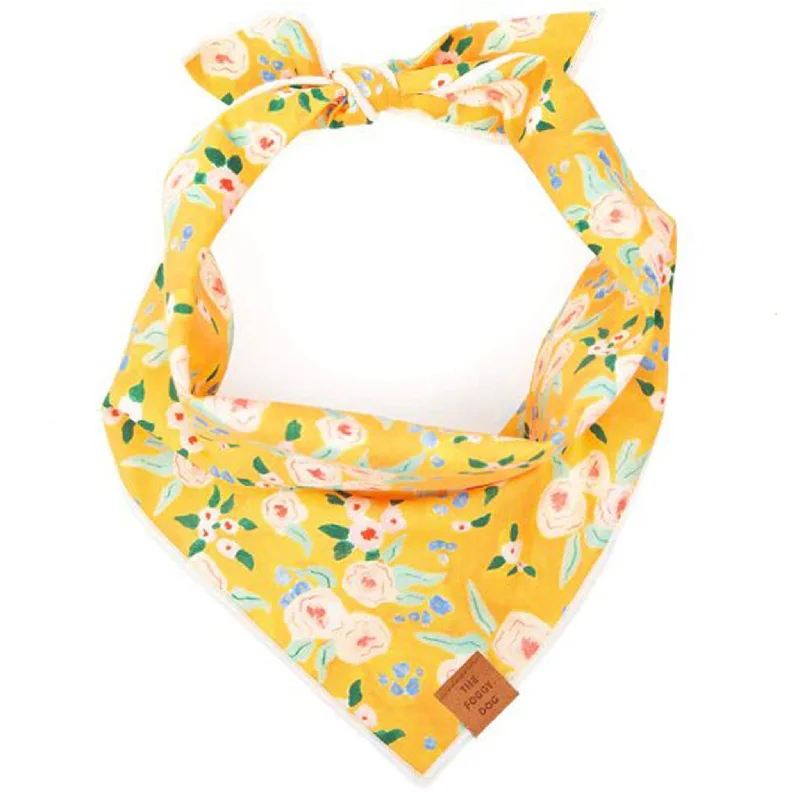 The Foggy Dog Sunny Days Yellow Dog Bandana