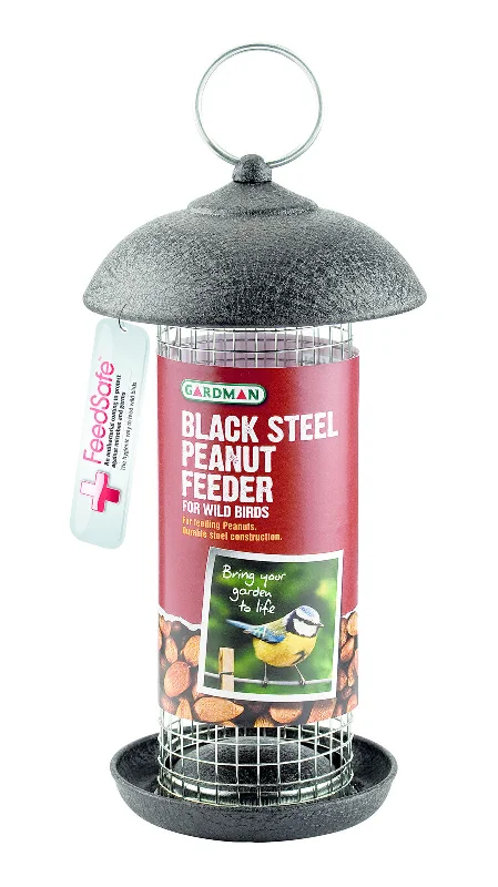 THE HOGSPRICKLE DONATION - Gardman Black Steel Peanut Feeder