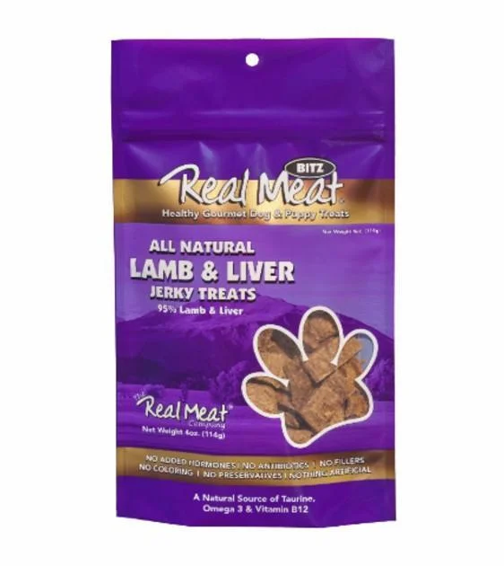 The Real Meat Company All Natural Lamb & Liver Jerky Dog Treats