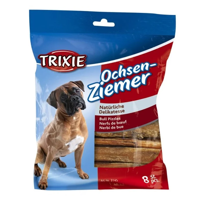 Trixie | Natural Dog Chew | Bully Pizzle Sticks - 8 Pack