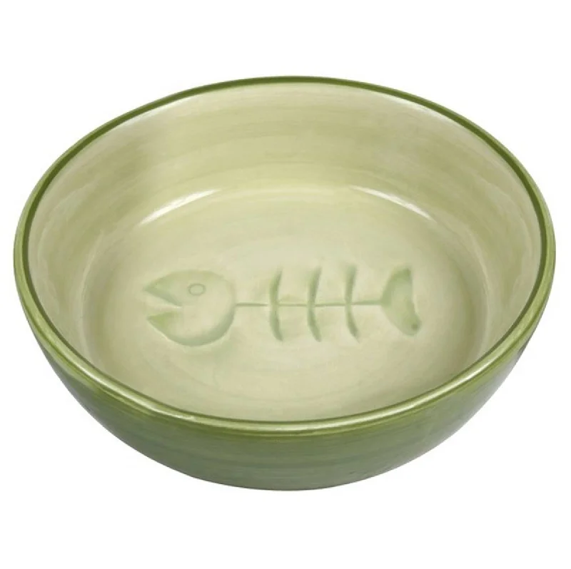 Trixie Ceramic Cat Feeding/Drinking Bowl 0.2L