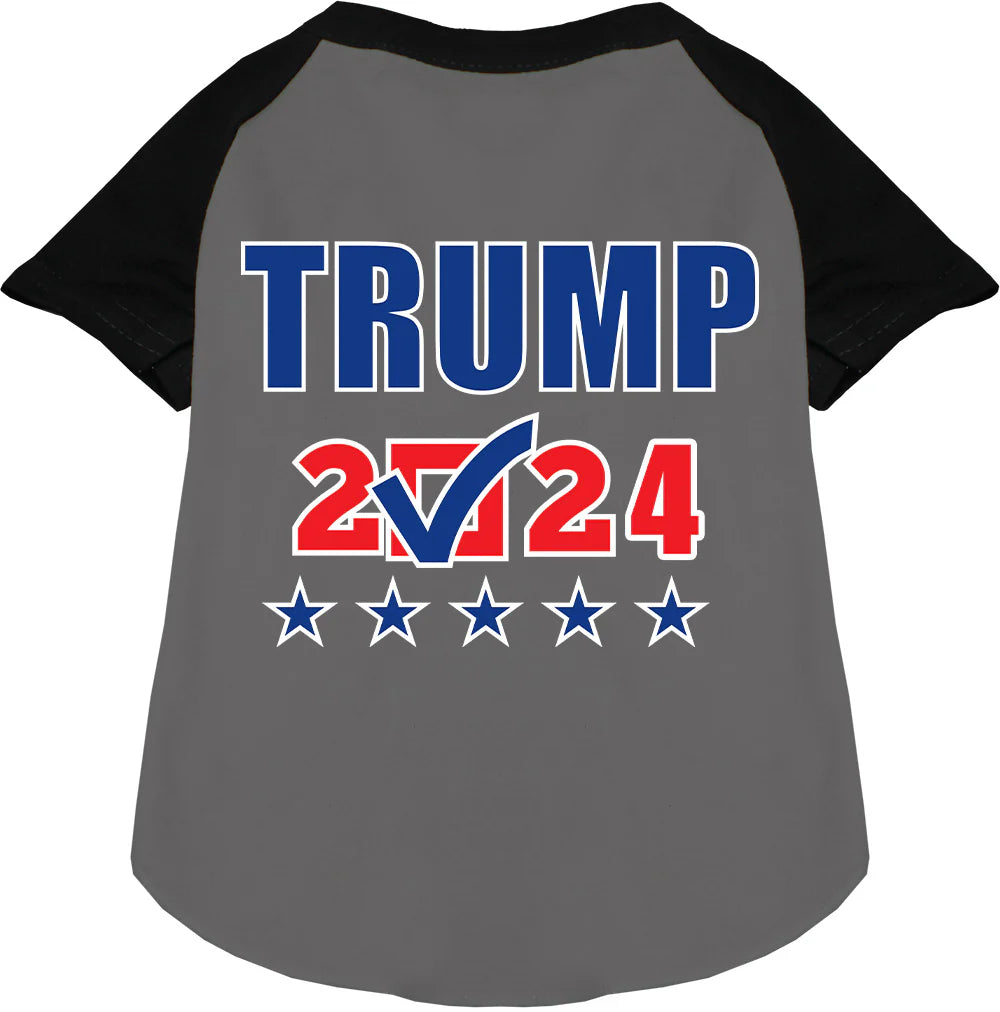 Trump Checkbox Raglan Screen Print Shirt