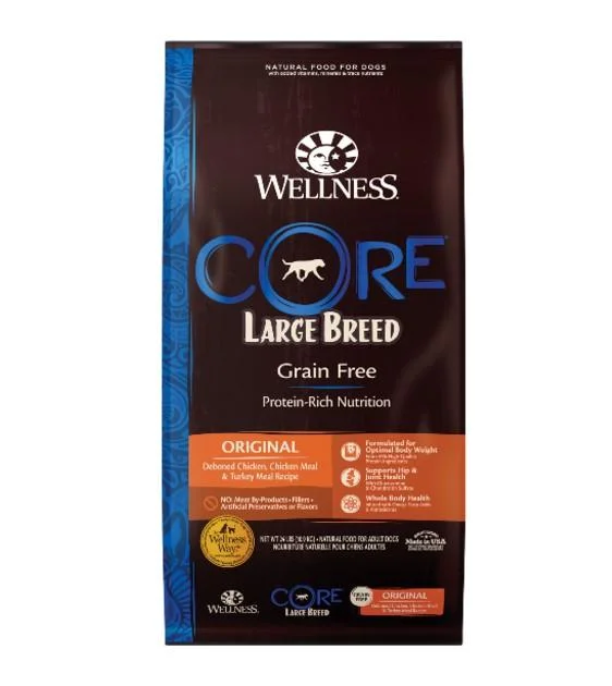 Wellness Core Grain Free Large Breed (Original) Dry Dog Food