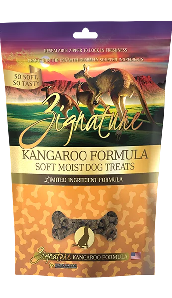 Zignature Dog Soft Treats Kangaroo