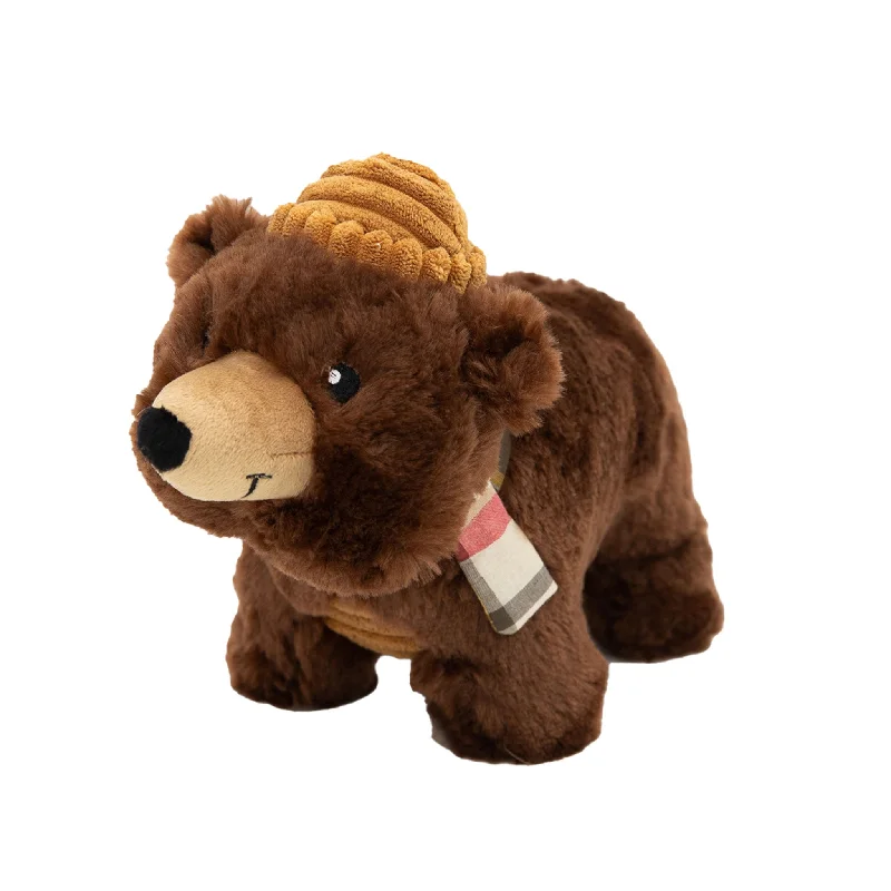 Zippy Paws Grunterz Bear Dog Toy